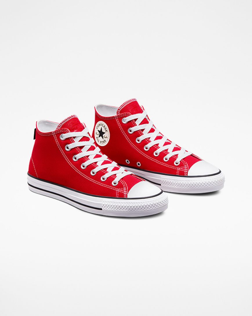 Tenis Skate Converse CONS Chuck Taylor All Star Pro Masculino Vermelhas Branco Pretas | PT O00P9T4